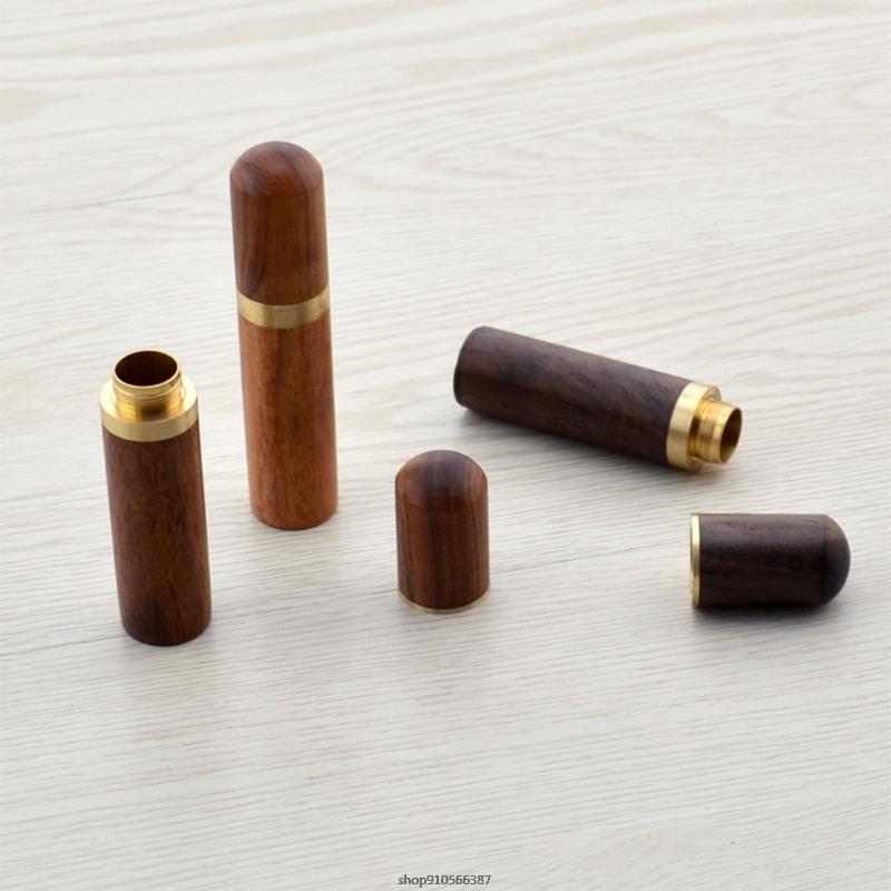 Naald Case Borduren Hout Naaien Naald Opbergdoos Houder Tandenstoker Container Voor Thuis Outdoor Reizen Naaien