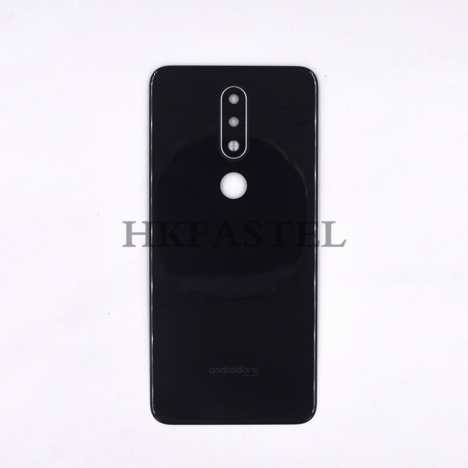 For Nokia 6.1 Plus X6 Original Housing Mobile Phone Front LCD Frame Back battery door cover SIM card tray volume power key flex