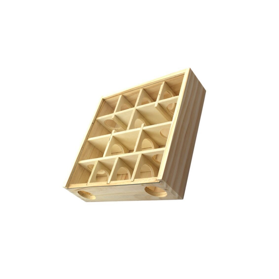 Labyrinthe en bois pour animaux de compagnie, Hamster, Tunnel, gerbille, Rat, souris, petit Animal, jouets WF: S 25CM