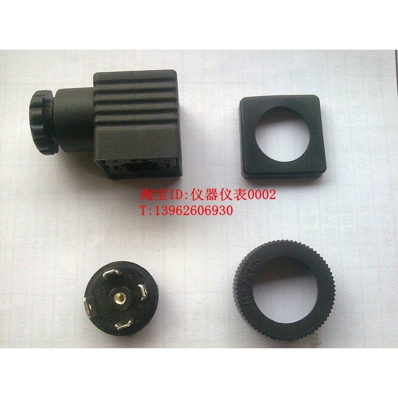 Hessman connector HTP connector Quick plug pressure transmitter connector M27