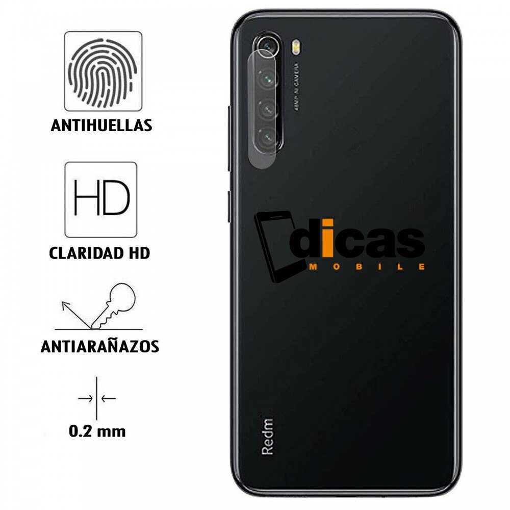 Protecteur verre trempé pour Xiaomi Redmi Note 8 objectif d'caméra arrière