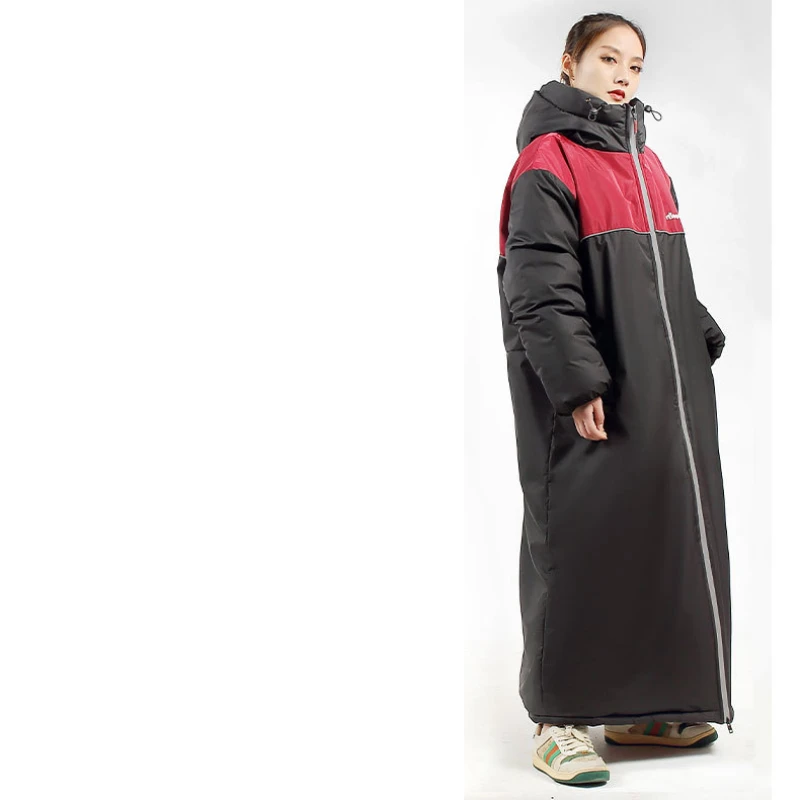 Ropa de ciclismo antifrío, impermeable y a prueba de viento, aislamiento de invierno para motocicleta, ropa de moto de nieve integrada de felpa gruesa: Blanco / XXXL