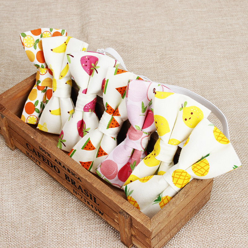 Pajarita clásica para bebé y Chico, pajarita para niño, esmoquin, pajarita con estampado de limones Lazo, corbata informal de mariposa