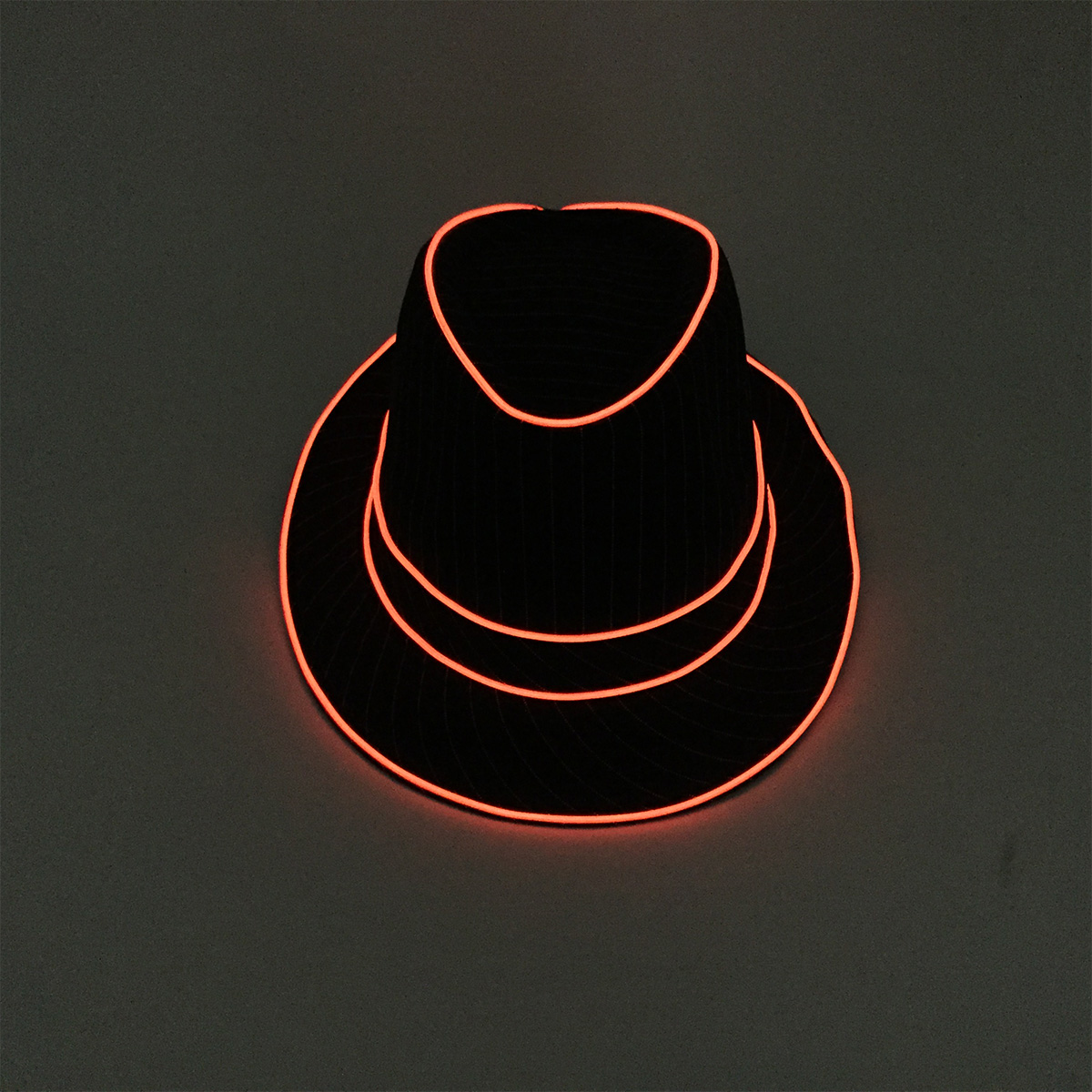Neon Led Bulbs Night Lamp Light Up Party Topper Cap Fancy Dress Accessory EL Wire Fluorescent Hat Glowing for Wedding: MINT GREEN