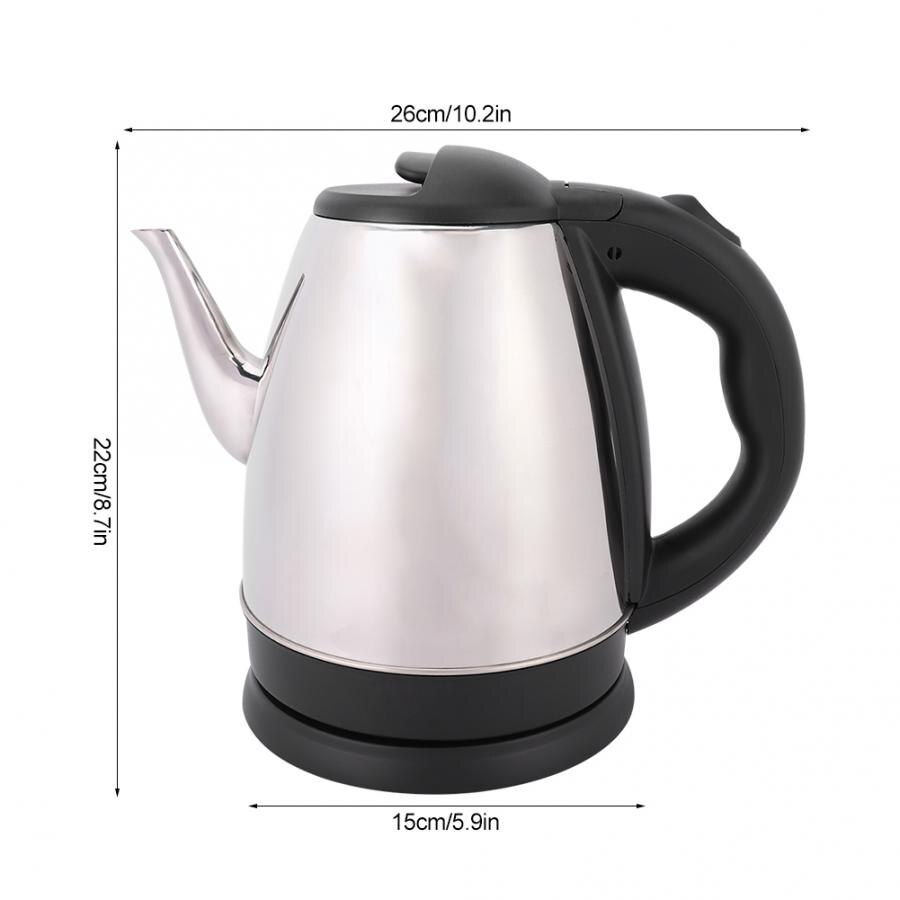 1.5L Household Electric Kettle Water Boiler Heating Pot AU Plug 220V Stainless Steel