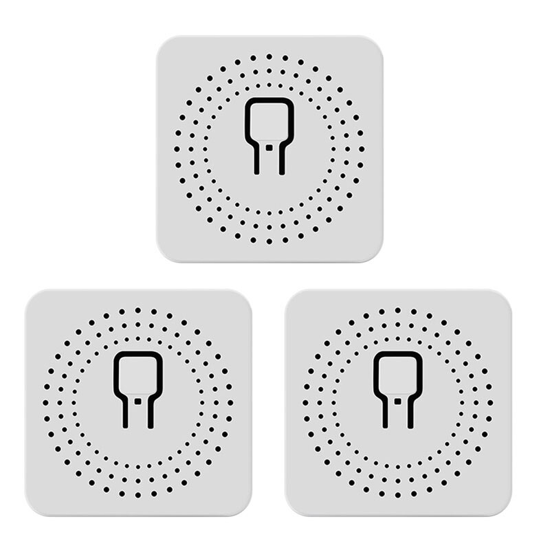 10A/16A Tuya Wifi Schakelaar Relais Breaker Module Automatisering Smart Verlichting Google Home Alexa Afstandsbediening App Timer smartlife: 3piece 10A