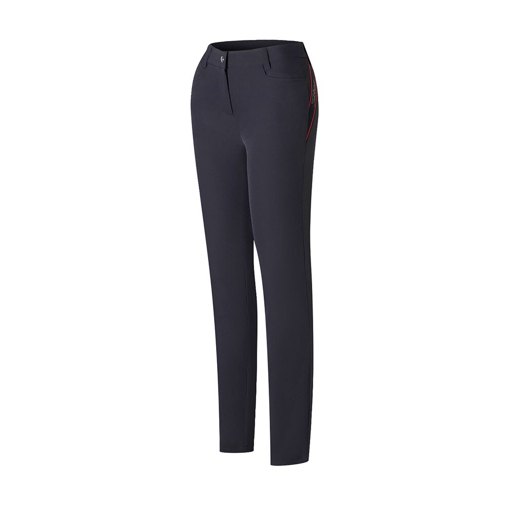 Golfkleding lente en zomer dames golfbroeken vrijetijdssport comfortabele ademende strakke broeken: Zwart / Ik