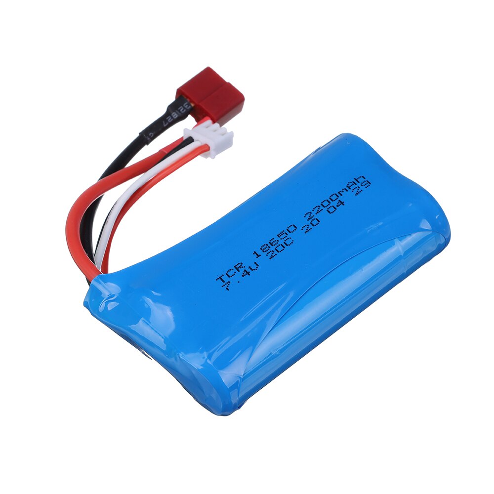 7.4V 2200mAh 18650 Lipo Batery for remote control helicopter toys parts 7.4 V 2200 mAH Lipo battery T Plug RC model