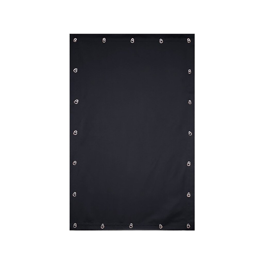 Temporary Blackout Blind Curtain For Window Adjustable Shade Drape Portable For Living Room Home Window Door For Balcony#0702G30: Black
