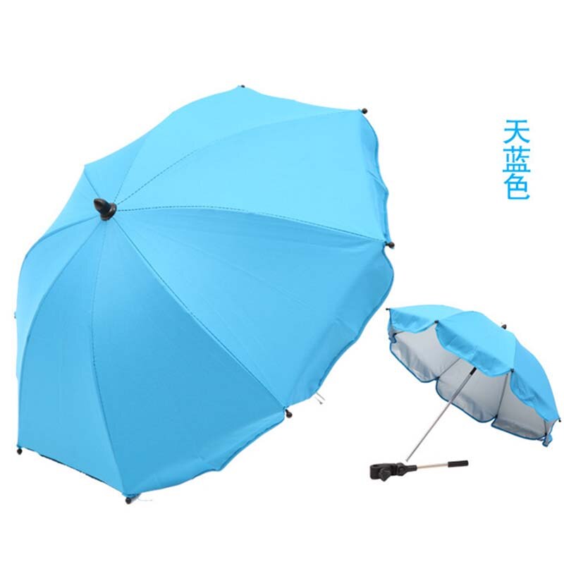 Deaf child stroller umbrella free bending baby stroller umbrella parasol fixture child umbrella UV protection