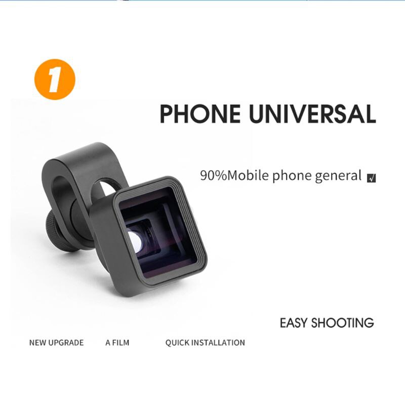 1.33X Widescreen Anamórfico Telefone Móvel Filme de Distorção Da Lente Da Câmera Lente Grande Angular Universal Clip Para Iphone Samsung Smart Ph