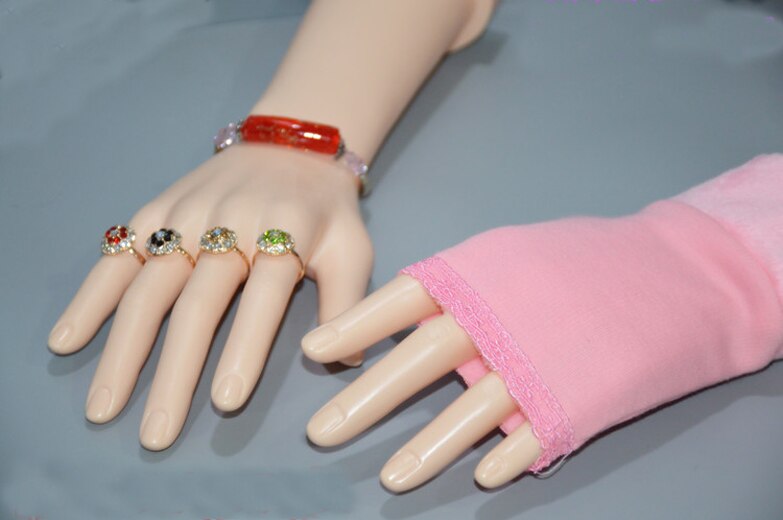 Liglamorous 1 Paar Vrouwelijke Mannequin Hand Arm Display Vrouwen Base Horloges Ringen Handschoenen Armband Sieraden Huid 12 inch Hand model
