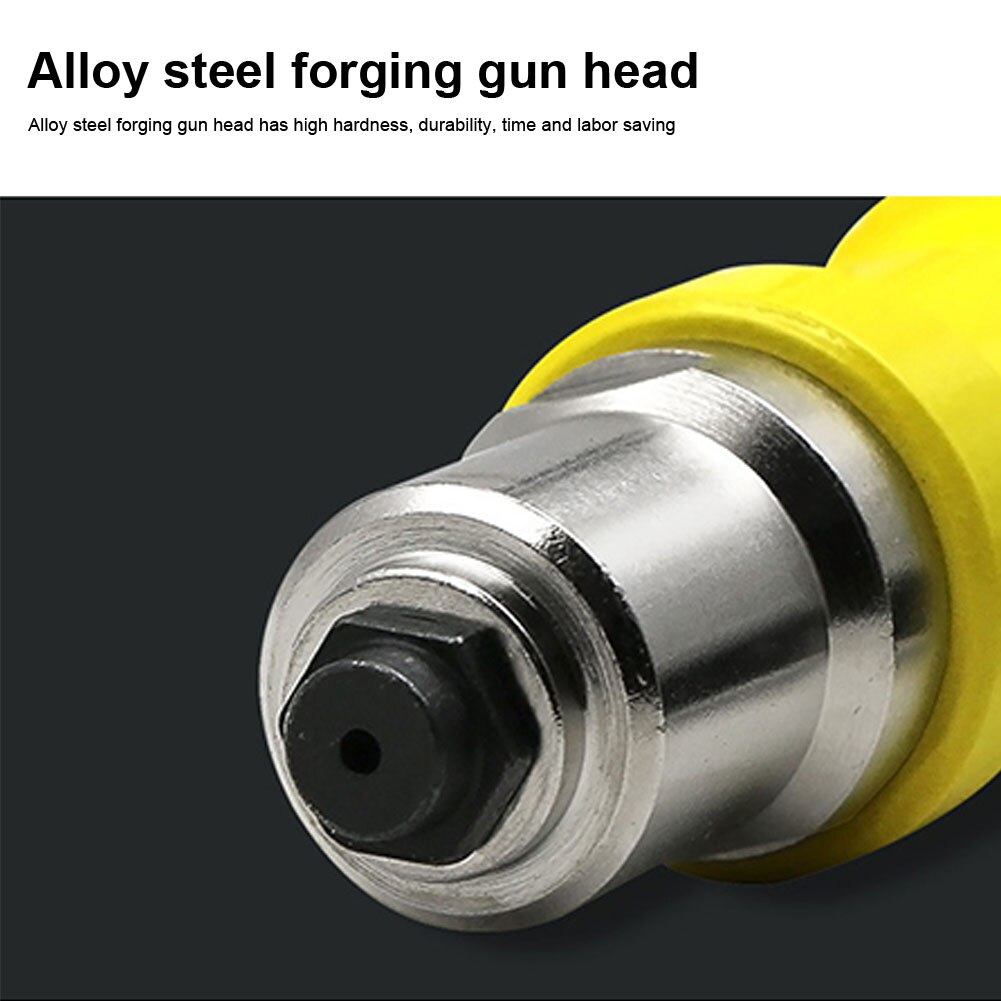 Rivet adaptateur ensemble pince métallique écrou d'insertion électrique Portable clé antidérapante sans fil rivetage perceuse électrique buse professionnelle