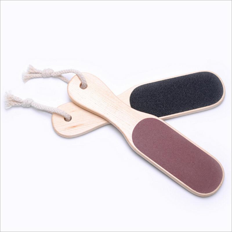 Hand Foot File Exfoliating Wooden Scrub Rub Board Dead Skin Removal Calluses Remover Feet Files Pedicure Care Tools 1pc