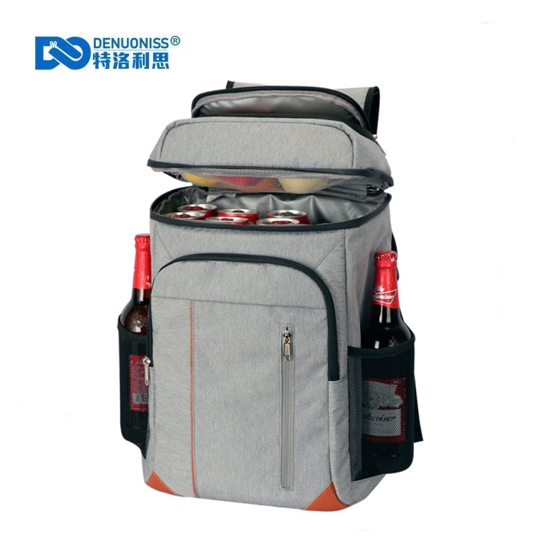 Denuoniss 22L Koeltas Bakcpack 100% Leakpoof Grote Thermische Zak Outdoor Picknick Strand Koeler Auto Koelkast Zak Voor Voedsel