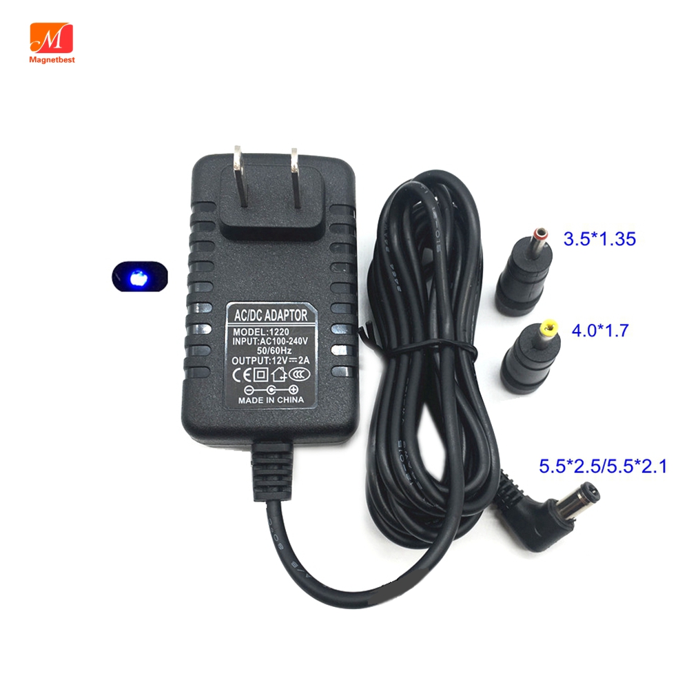 12v 1.5A 2a Switching Power Supply Charger 12v Power Supply 1.5a - 2a 24W AC DC Adapter 300cm cable long + 2 dc connector