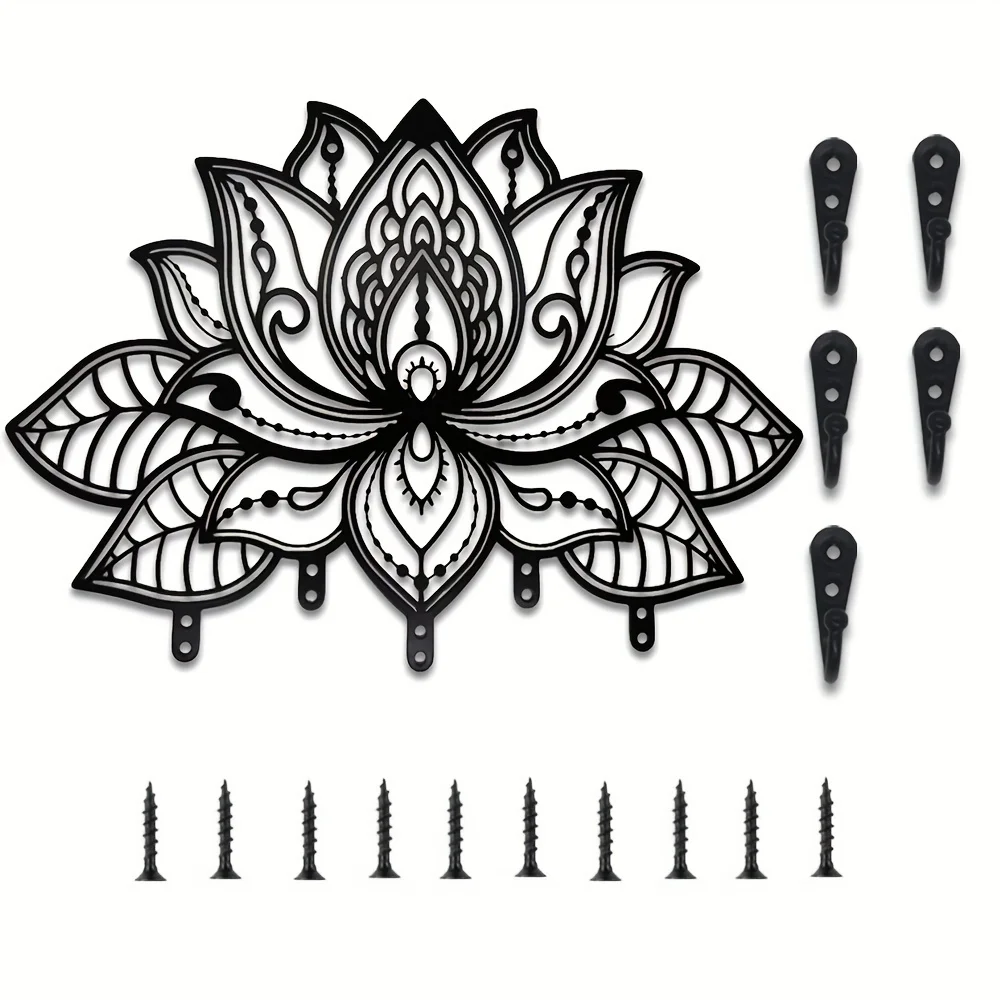 HelloYoung-perchero de Metal montado en la pared, perchero decorativo moderno, gancho para estante de almacenamiento para colgar en la pared, decoración de pared del dormitorio del hogar