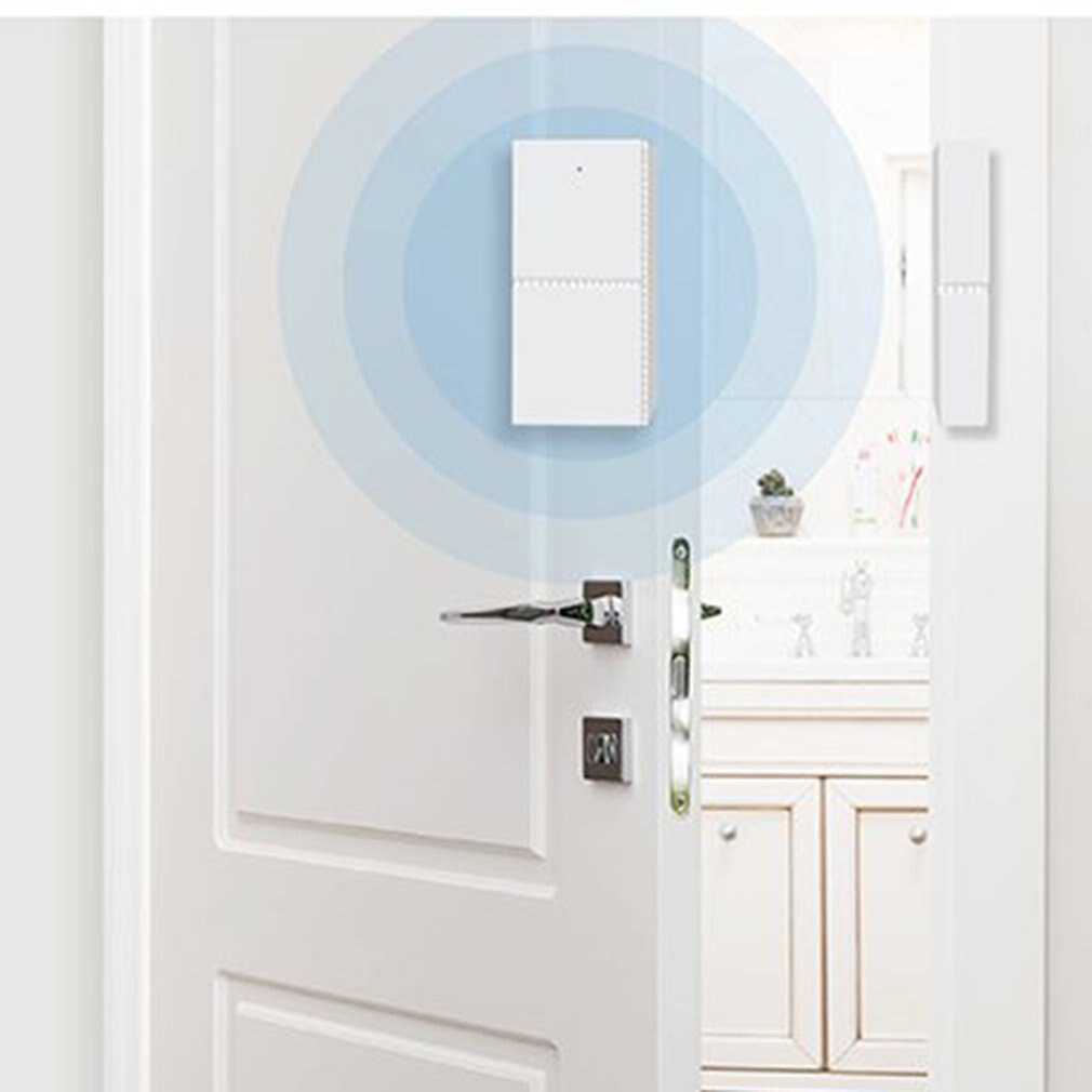 Wifi dörrsensor app styr trygghetslarm magnetomkopplare trådlös fönsterdörrsensor smart hemsystem säkerhetsdörrlarm