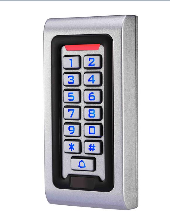 Waterproof outdoor Metal RFID Keypad Door lock Standalone Access Control reader gate opener use: plastic keypad