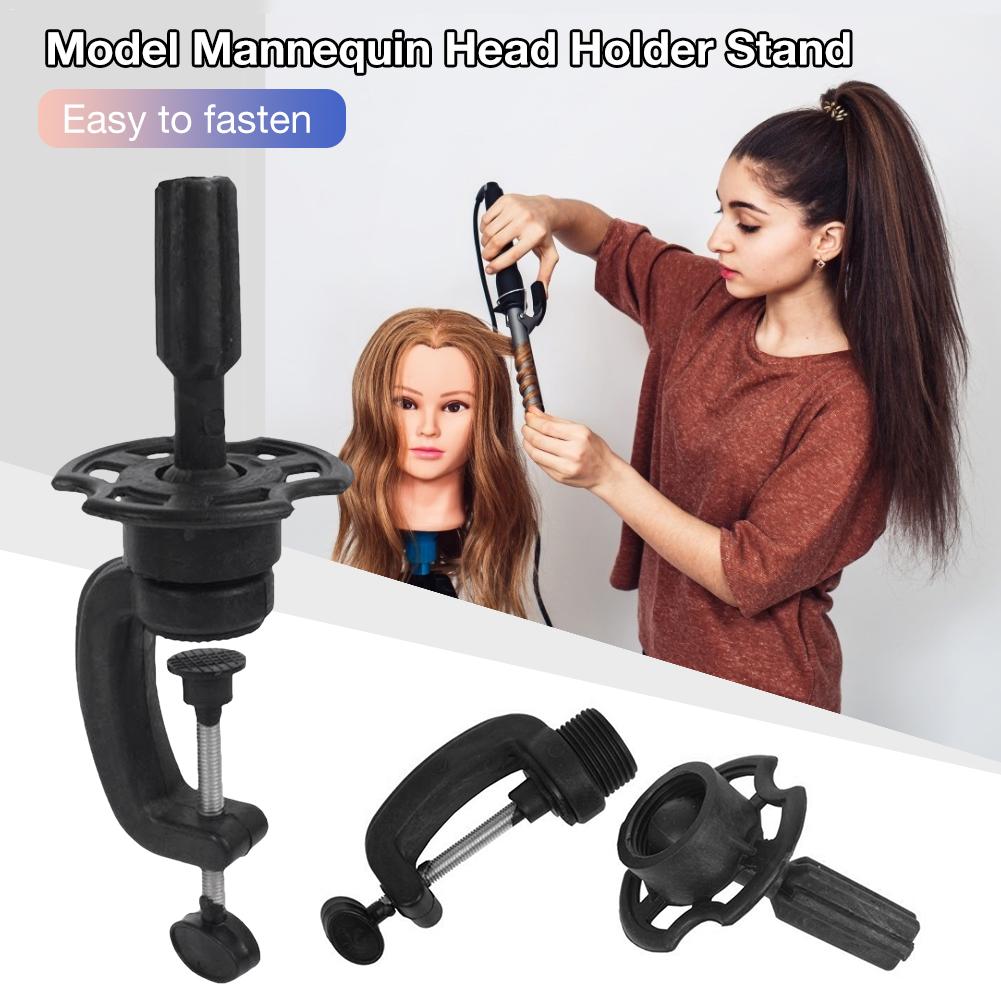 Stand Cosmetology Adjustable Model Mannequin Head Wig Holder Stand Desk Table Clamp Maniquin Head Support