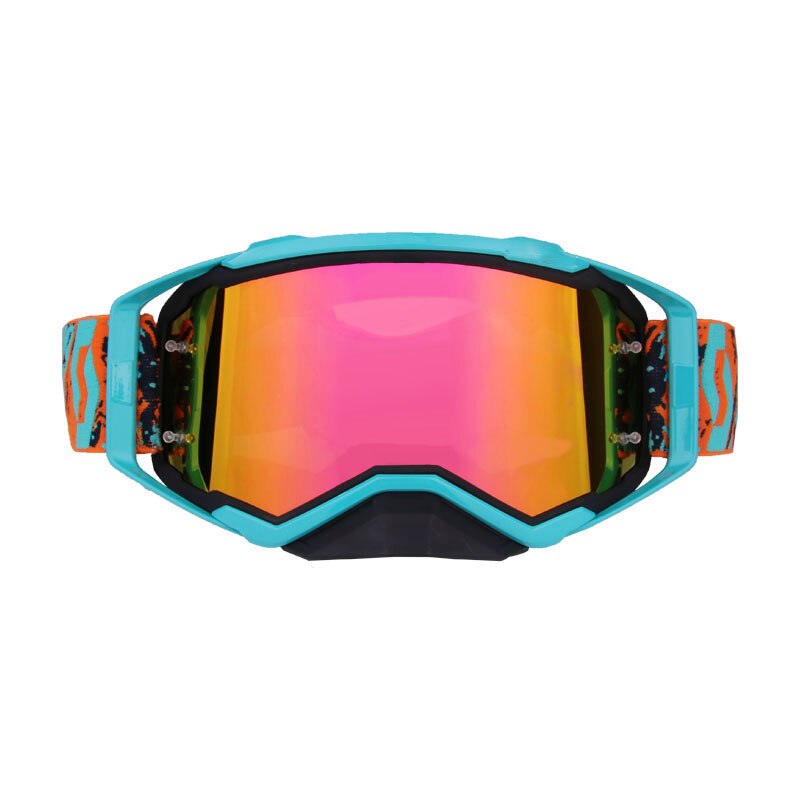 Lunettes de pour moto, pour Motocross, Ski, Snowboard, casque, coupe-vent, MX Off Road Oculos: 19