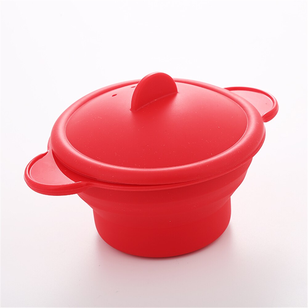 Realand Silicone Microwave Oven Steamer Kitchen Cooking Tools Cooker Oval Grain Cereal Vegetable Multi Bowl Plate Cookware