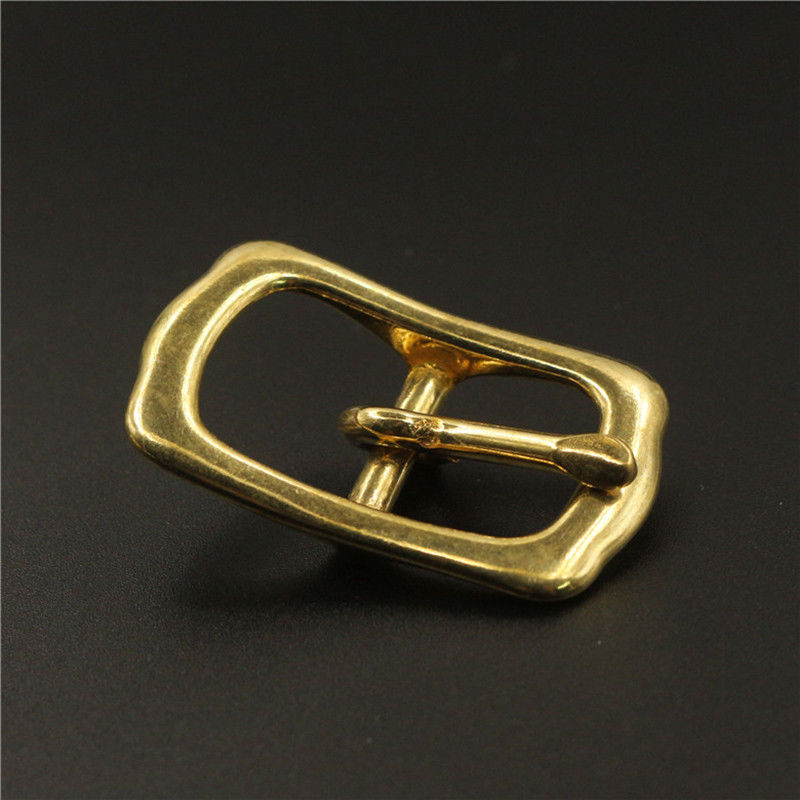 Solid Brass Belt Buckle Tri Glide Middle Center Bar Buckle for Leather Craft Bag Strap Garment Belt Bridle Halter Harness
