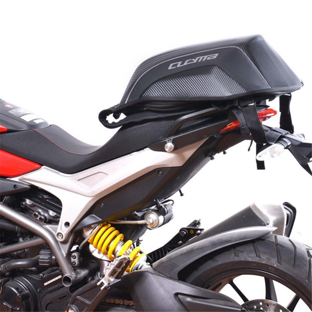 Motorcycle Backpack Hard Shell Air Flow Track Riding No Drag Back Pack