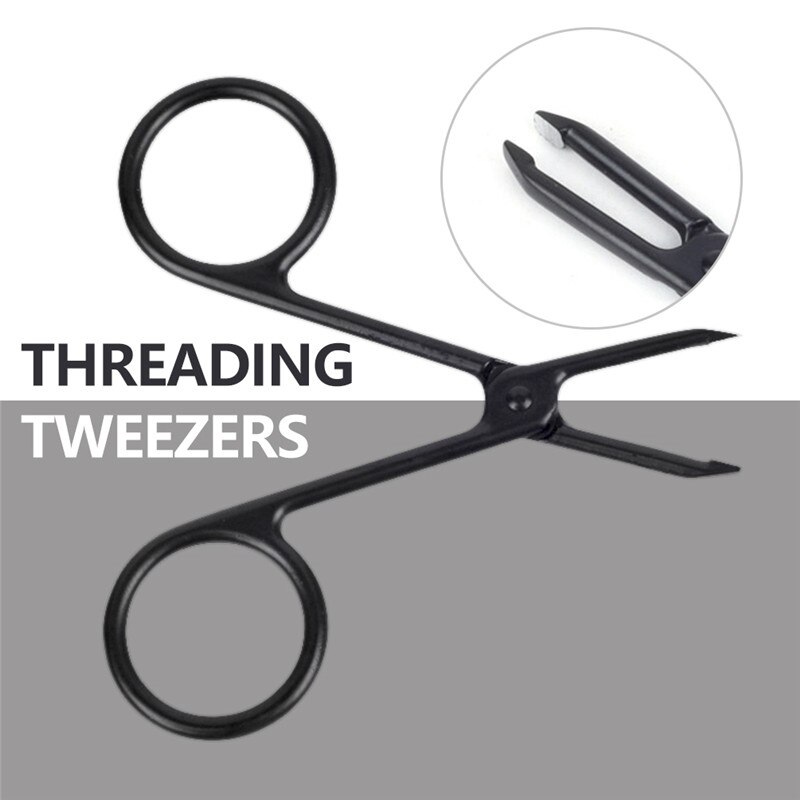 Pinzas para cejas, , práctica, depilación facial, tijeras de maquillaje, Metal cosmético recortador, cortadora de pestañas