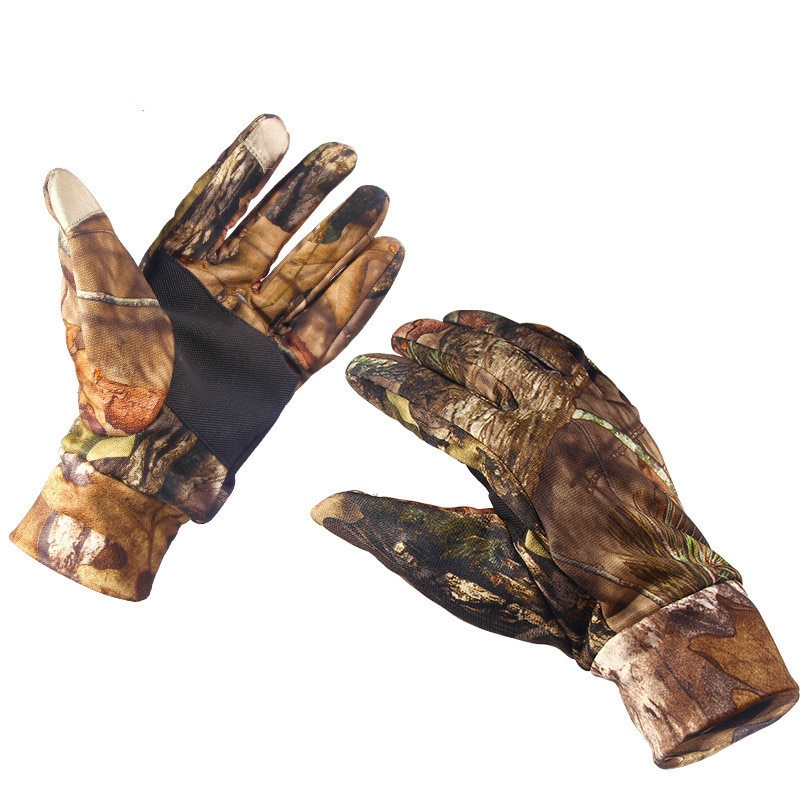 Outdoor Vissen Handschoenen Waterdicht Anti-Slip Warm Houden Touch Screen Camping Fietsen Camouflage Outdoor Sport Vissen Apparatuur
