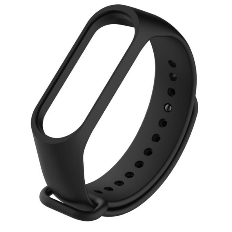 Replacement Silicone Wrist Strap Watch Band For Xiaomi MI Band 3 Smart Bracelet Smart Watch Band Wrist Strap TXTB1: Chrome