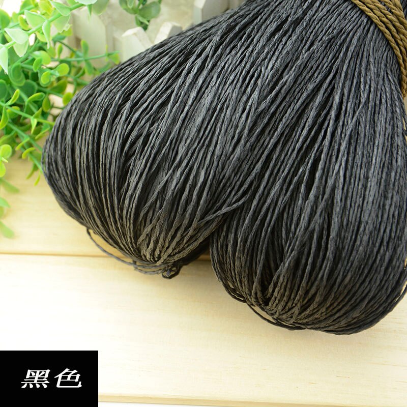 500g Raffia Straw Yarn Hand Crocheting Yarn for Diy Hats Handbags Cushions Packing Wrapping Material Crochet Straw Hat Line Bag