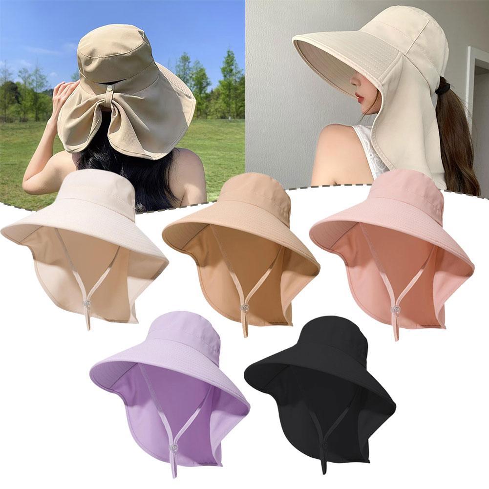 Cappello da sole a tesa larga con patta sul collo per uomo donna regolabile Outdoor 50 + protezione UPF Safari Cap escursionismo pesca cappello estivo