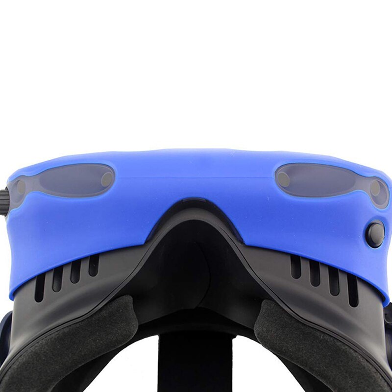 Para htc vive pro vr realidade virtual fone de ouvido de silicone óculos de borracha vr capacete controlador lidar com caso escudo capa de silicone