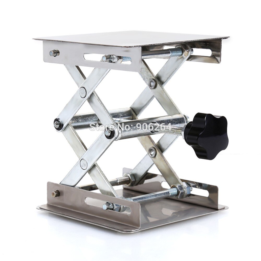 200*280mm Small Manual Lab Table Stainless Steel Lifting Platform