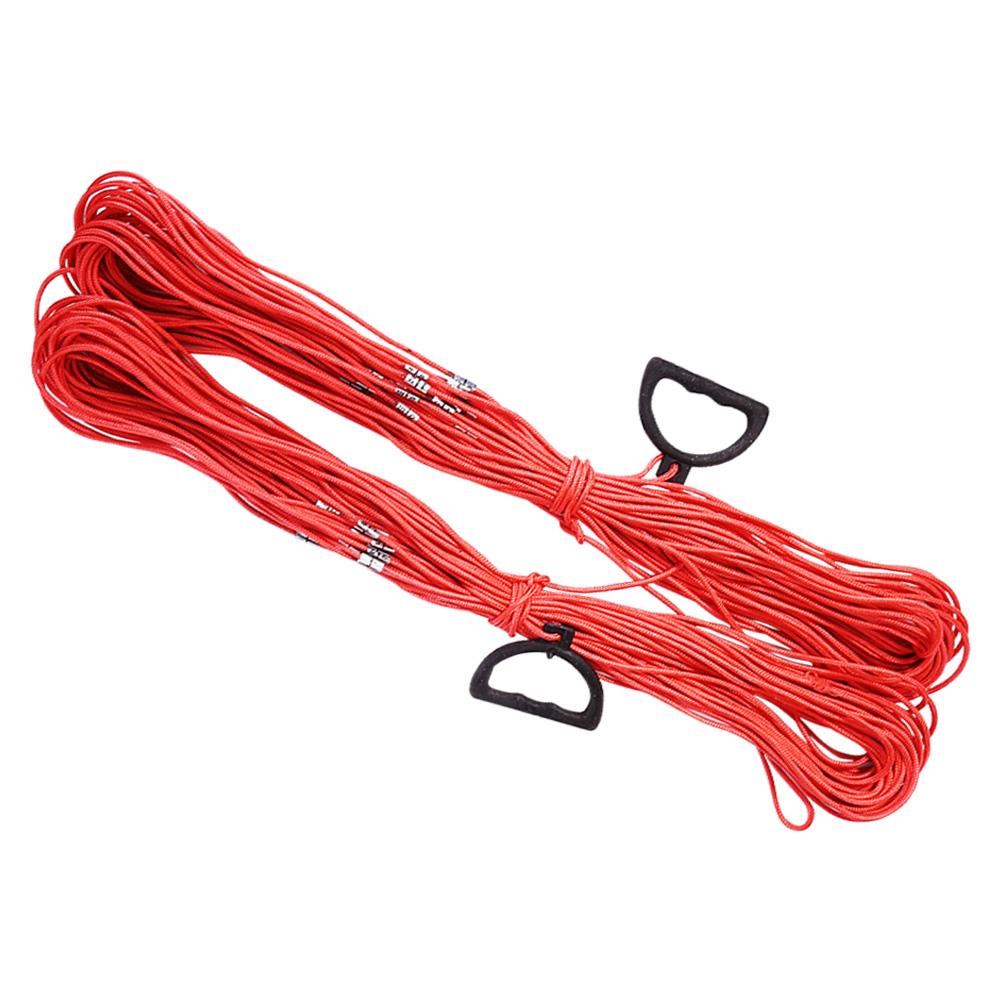 Labor-saving Pull Ring Nylon Steel Wire Cord Measuring Rope for Railway Survey Playground Ruler Engineering Measuring Tool