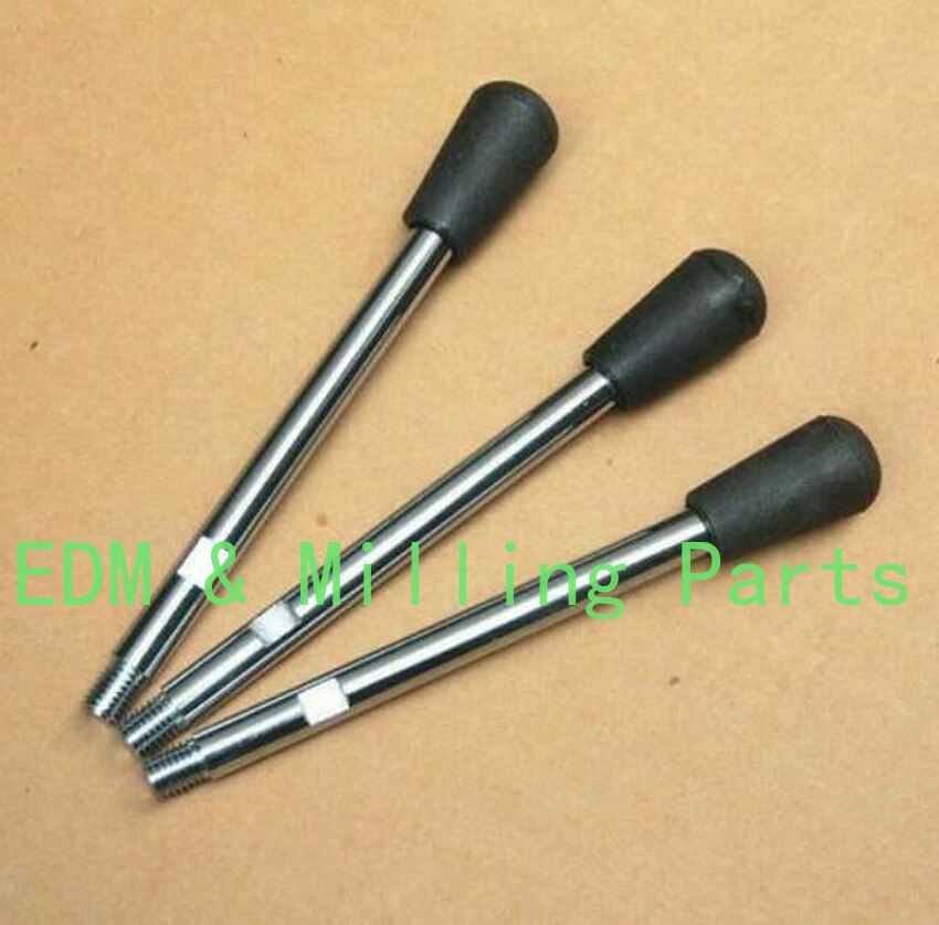 3pcs/set CNC M10 Thread Handle for Bench Drill Z512 Z516 Drilling Machine Z4116 Z412 For Bridgeport Mill Part