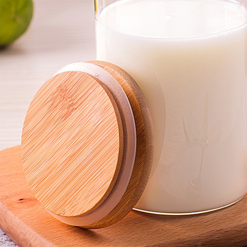 High Borosilicate Glass Airtight Jars Straight Tea Cans Dried Fruit Snacks Storage Bottles Candy Storage Jars