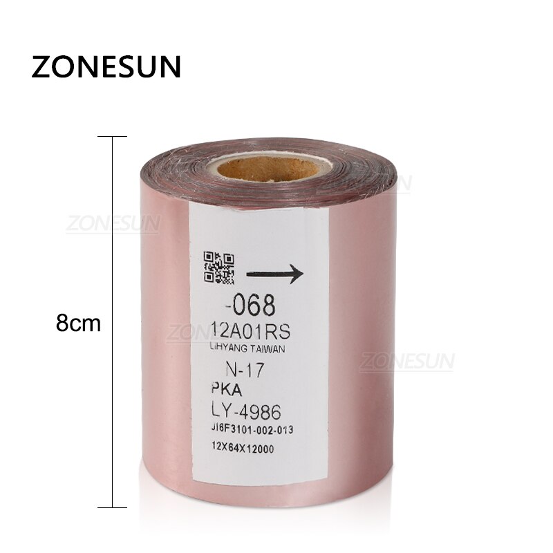 ZONESUN 10cm Rollen Heißer Folie Stanzen Papier Wärme Transfer Eloxiert vergoldet Papier für Leder PU Brieftasche Heißer folie stanzen handwerk
