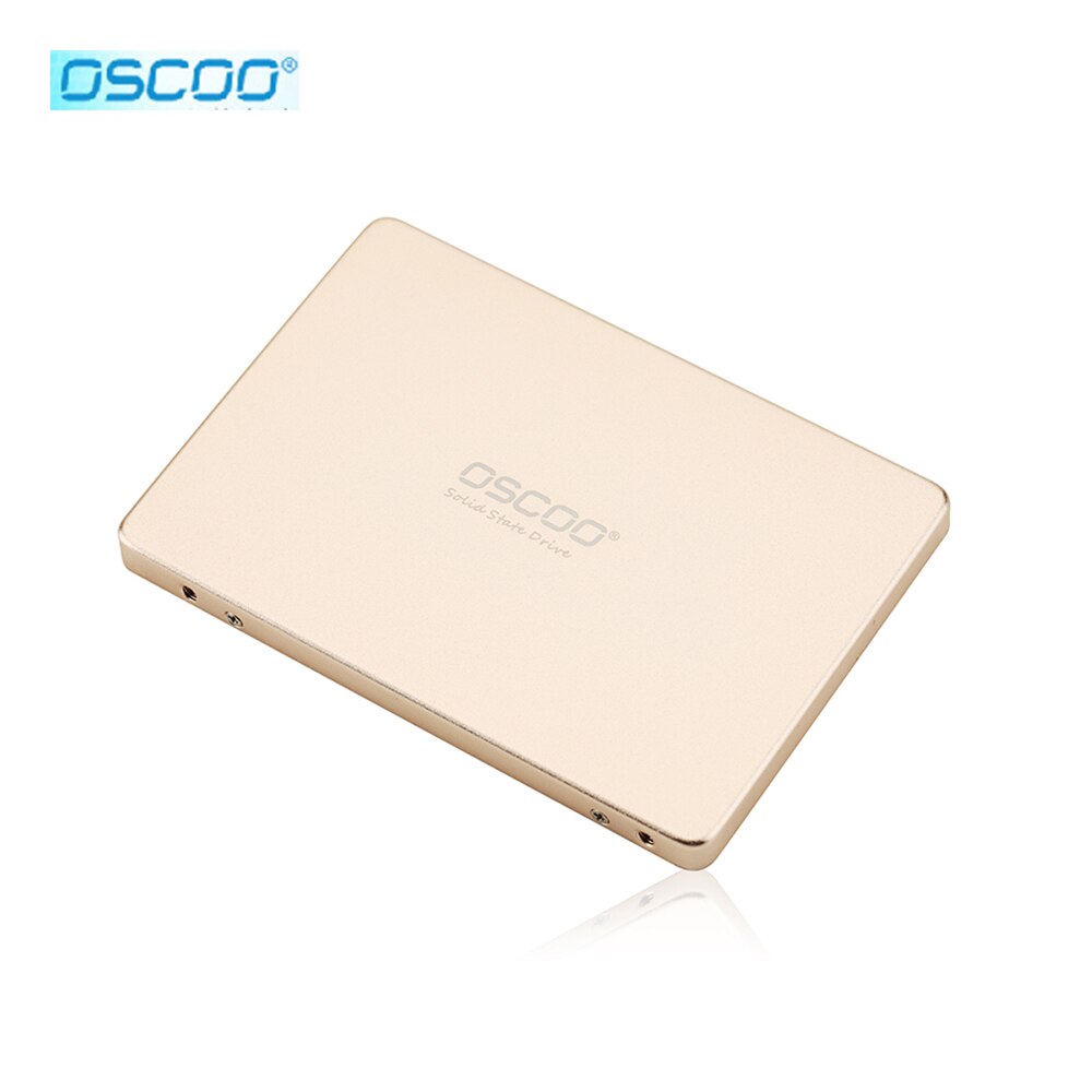 Oscoo Gold Metall fallen 2,5 Zoll SATAIII SSD 128GB 256GB 512GB 1TB SSD Festplatte Disk Rabatt fest Zustand Disks Interne SSD