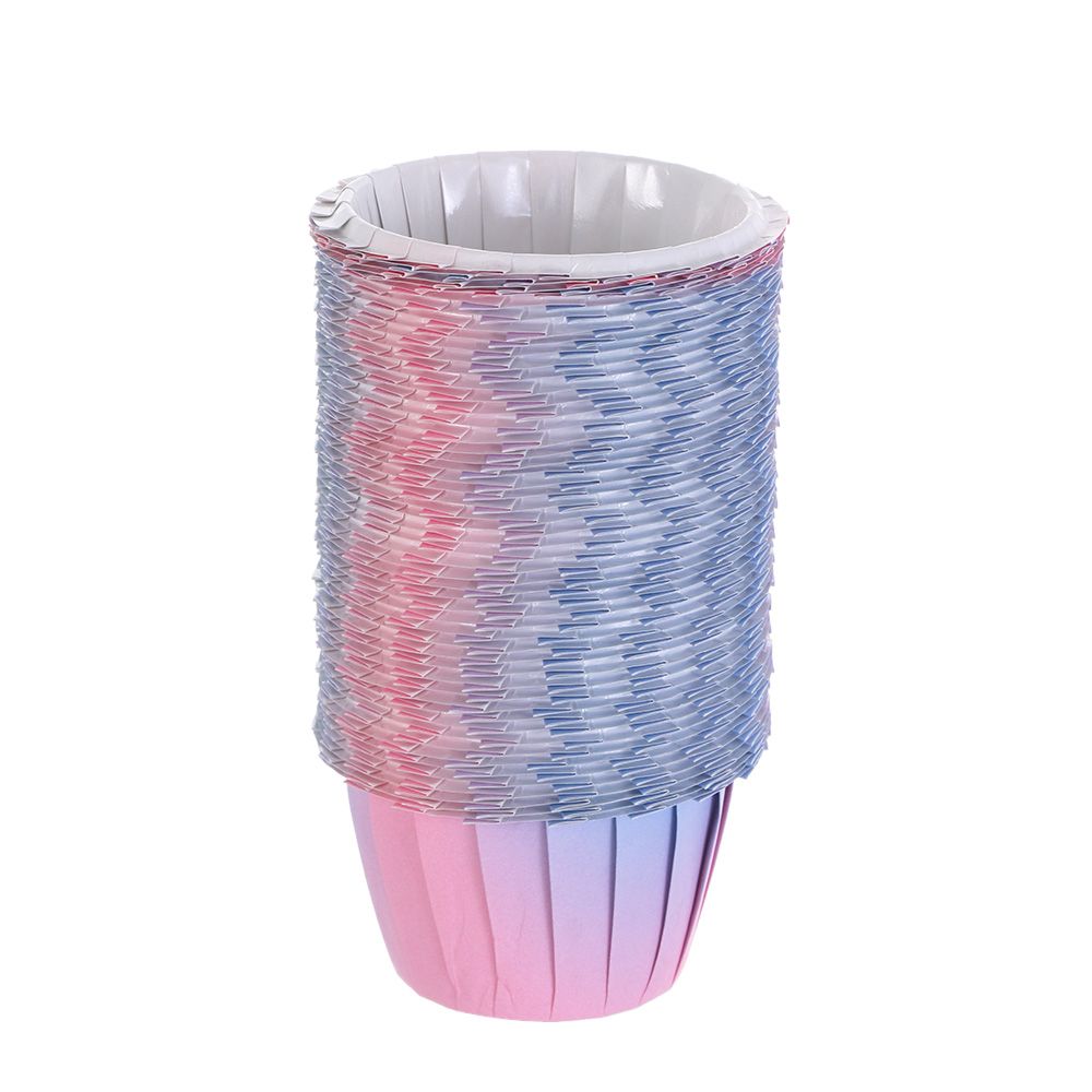 50pcs Greaseproof Paper Tray Cupcake Liners Cupcake Paper Tulip Baking Cups Cake Muffin Cups Bakeware Pastry Tools: --Style 8