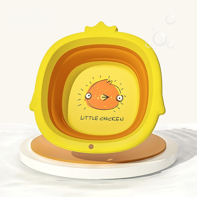 Platz freundlicher Waschbecken Klapp Baby Waschbecken Tragbare freundlicher Waschbecken Klapp Becken Kleinkind: 1