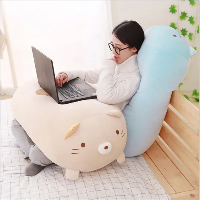 Oreiller d&#39;angle Bio Totoro 90cm, mignon, dessin animé japonais Sumikko Gurashi, animaux en peluche, de saint-valentin pour bébés filles