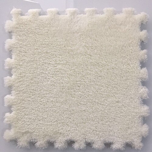 4pc/ sett baby eva skum plysj puslespill lekematte barnetepper leker teppe for barns sammenlåsende treningspute gulv for babyspill: F