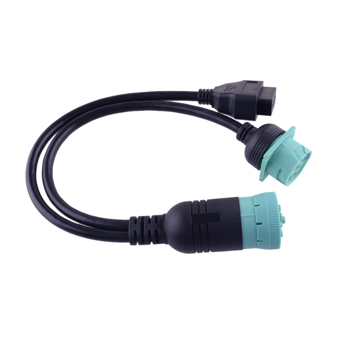 Car OBD2 Truck Y Splitter Cable Adapter Connector Accessories Fit for J1939 9 Pin Male to Female And 16Pin long