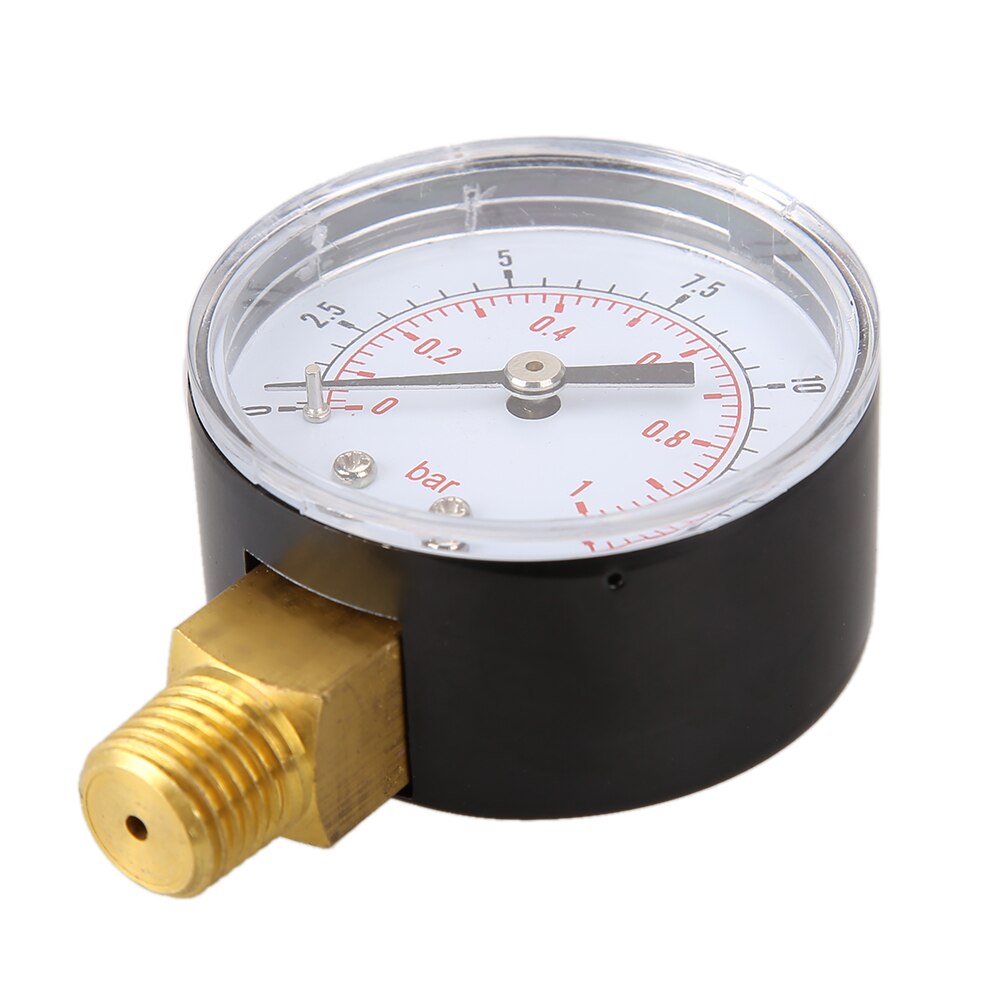 TS-50-15psi Air pressure gauge Fuel Air Compressor Low Pressure Gauge Bar Meter Hydraulic Tester Dial Manometer