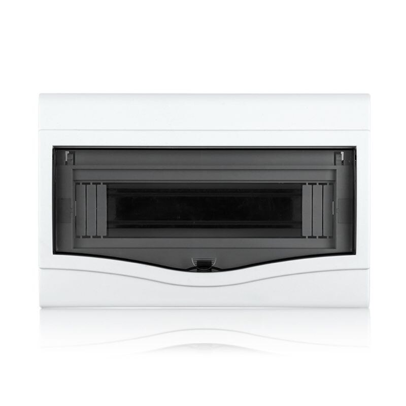 Durable Plastic Electrical Distribution Box Home Lighting Box for 2-4/5-8/9-12 Ways Surface Mounted Circuit Breaker: 280x180x65mm