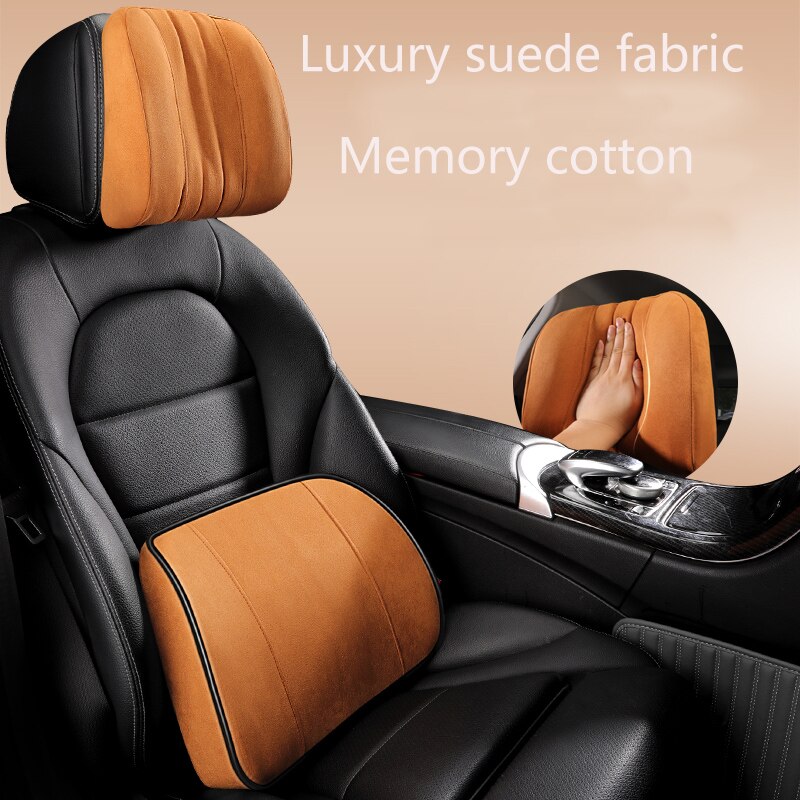 Maybach – appui-tête de voiture Ultra doux et naturel, de classe S, housse de tête, coussin de siège, Support lombaire, oreiller de taille