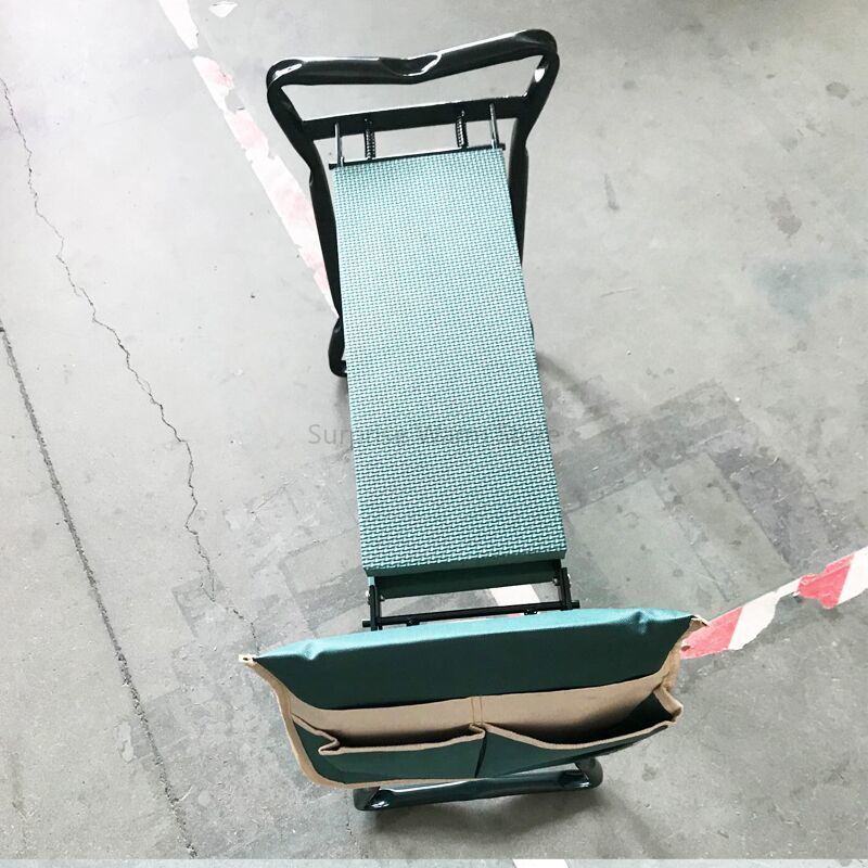 Multifunktionel foldet haveknæler og sæde leje 150kg tv produkter udendørs stol terrassestole: Med stor taske