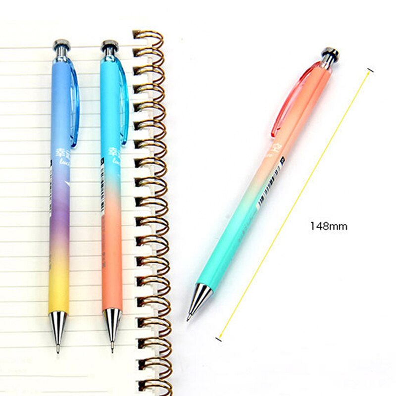 3 Pcs/Set Moon Star Sky Mechanical Pencil Cute Plastic Automatic Writing Drawing Pencils Kids Stationery